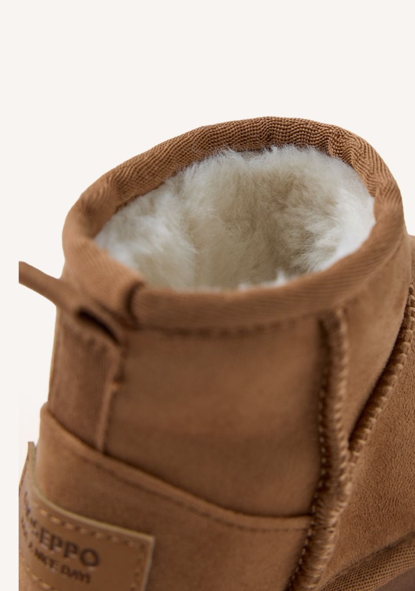 Gioseppo Esko Kids Water-Repellent Australian Boots with Faux Fur Lining