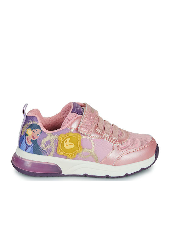 Geox Girl Light-Up Sneakers with Disney Princess Asa Design J458VA