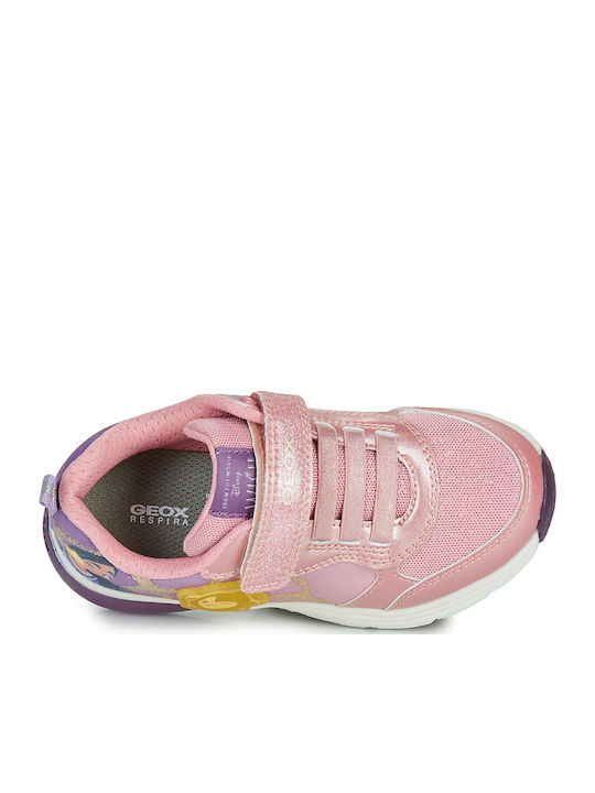 Geox Girl Light-Up Sneakers with Disney Princess Asa Design J458VA