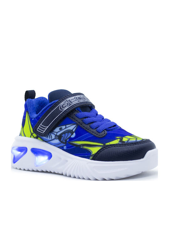 Geox Boy's light-up Sneakers and Breathable Waterproof Sole J45DZB
