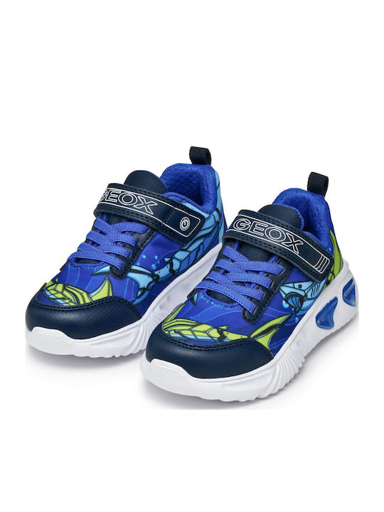 Geox Boy's light-up Sneakers and Breathable Waterproof Sole J45DZB