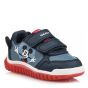 Geox B Lightyloo Boy Blue Sneakers with Lights and Disney Design
