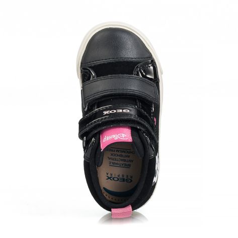 Geox B Kilwi Girl Minnie Mouse Black/Old Rose Kids' Casual Shoes