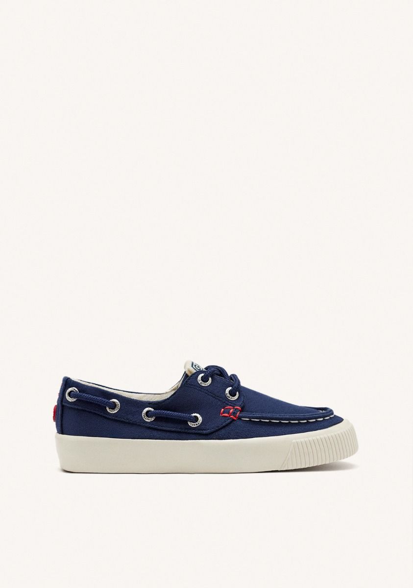 Sporty Nautical Style Navy Blue Shoes for Boys and Girls - Licata