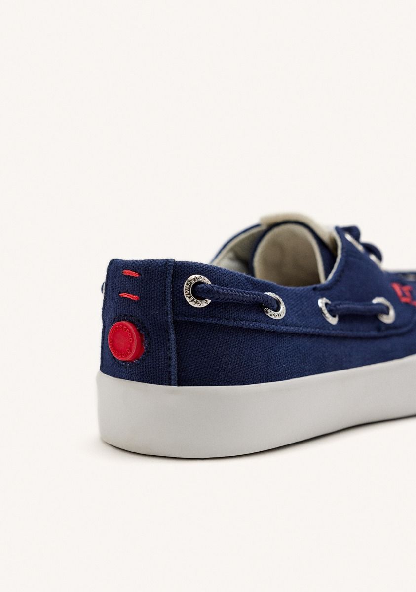 Sporty Nautical Style Navy Blue Shoes for Boys and Girls - Licata