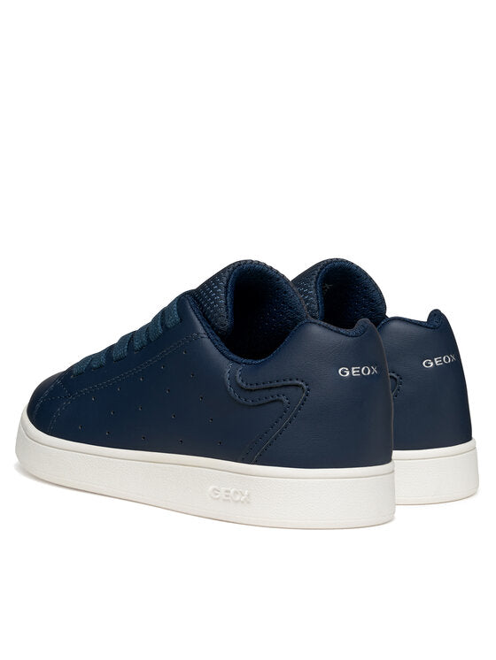 Geox Boys' J Eclyper J55LSB Breathable Dark Blue Athletic Sneakers