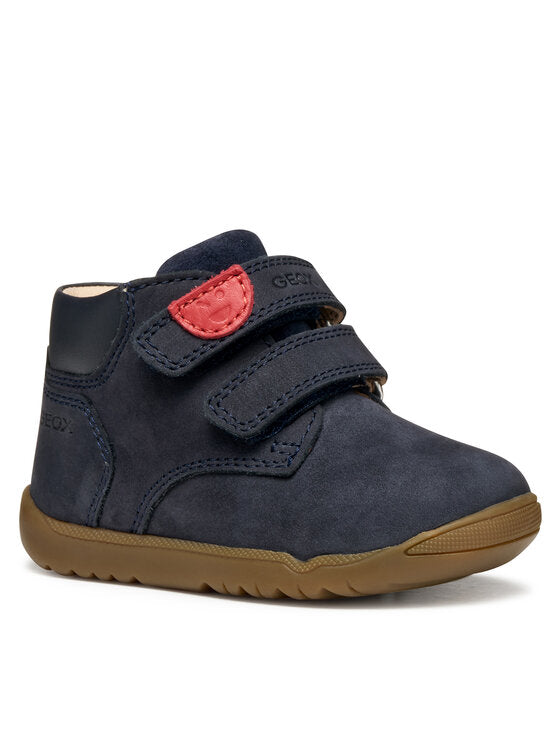 Geox B Macchia Kids Dark Blue Ankle Boots B164NC Breathable