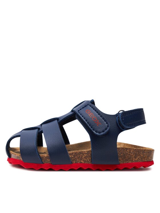 Geox Chalki Boy Sandals: Dark Blue B452QA Lightweight Summer Footwear for Kids