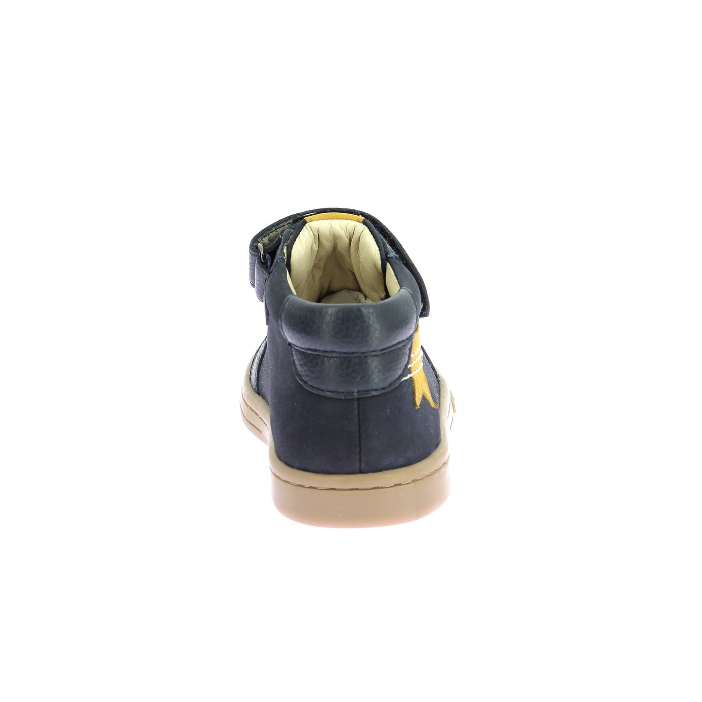 Kickers Tackstari Marine Blue Leather Baby Boy Lace-Up Booties