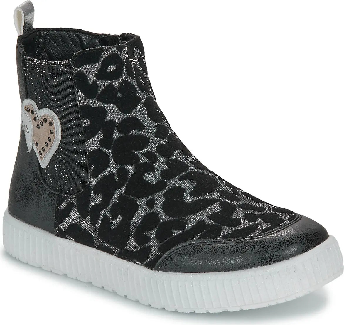 Mod8 Molize Kids Black Chelsea Boots with Zipper - Durable & Stylish