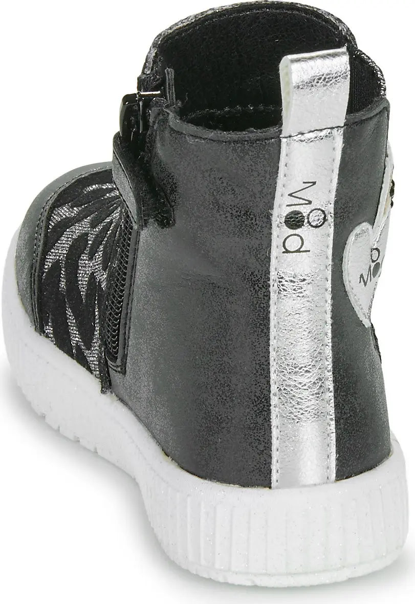 Mod8 Molize Kids Black Chelsea Boots with Zipper - Durable & Stylish