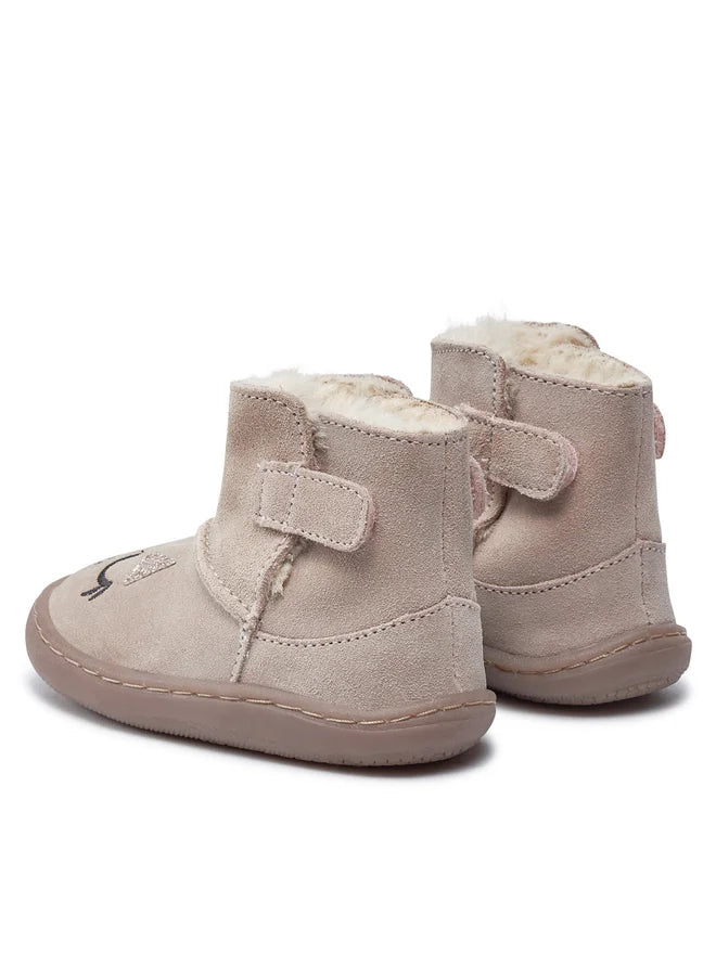 Gioseppo Barefoot Suede Leather Boots Levoca - Fur lining 73554