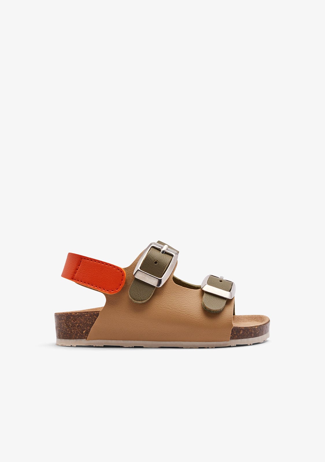 OSITO Multi Buckles Bio Kids Sandals Earth Tone