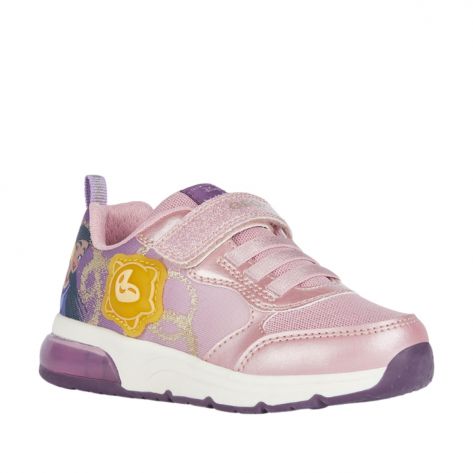 Geox J Spaceclub Girl Light-Up Kids' Sneakers with Disney Design