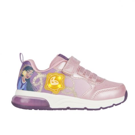 Geox J Spaceclub Girl Light-Up Kids' Sneakers with Disney Design