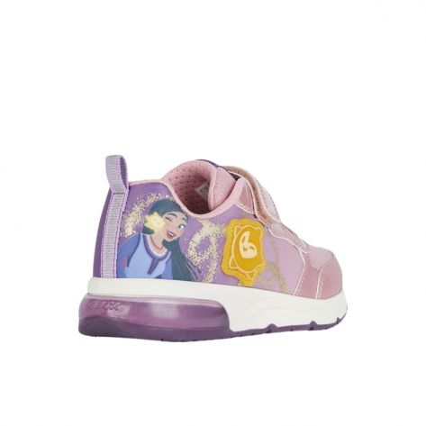 Geox J Spaceclub Girl Light-Up Kids' Sneakers with Disney Design
