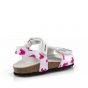 Geox B Sandal Chalki Girl: Comfortable Disney White/Fluofuchsia Kids Sandals