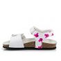 Geox B Sandal Chalki Girl: Comfortable Disney White/Fluofuchsia Kids Sandals