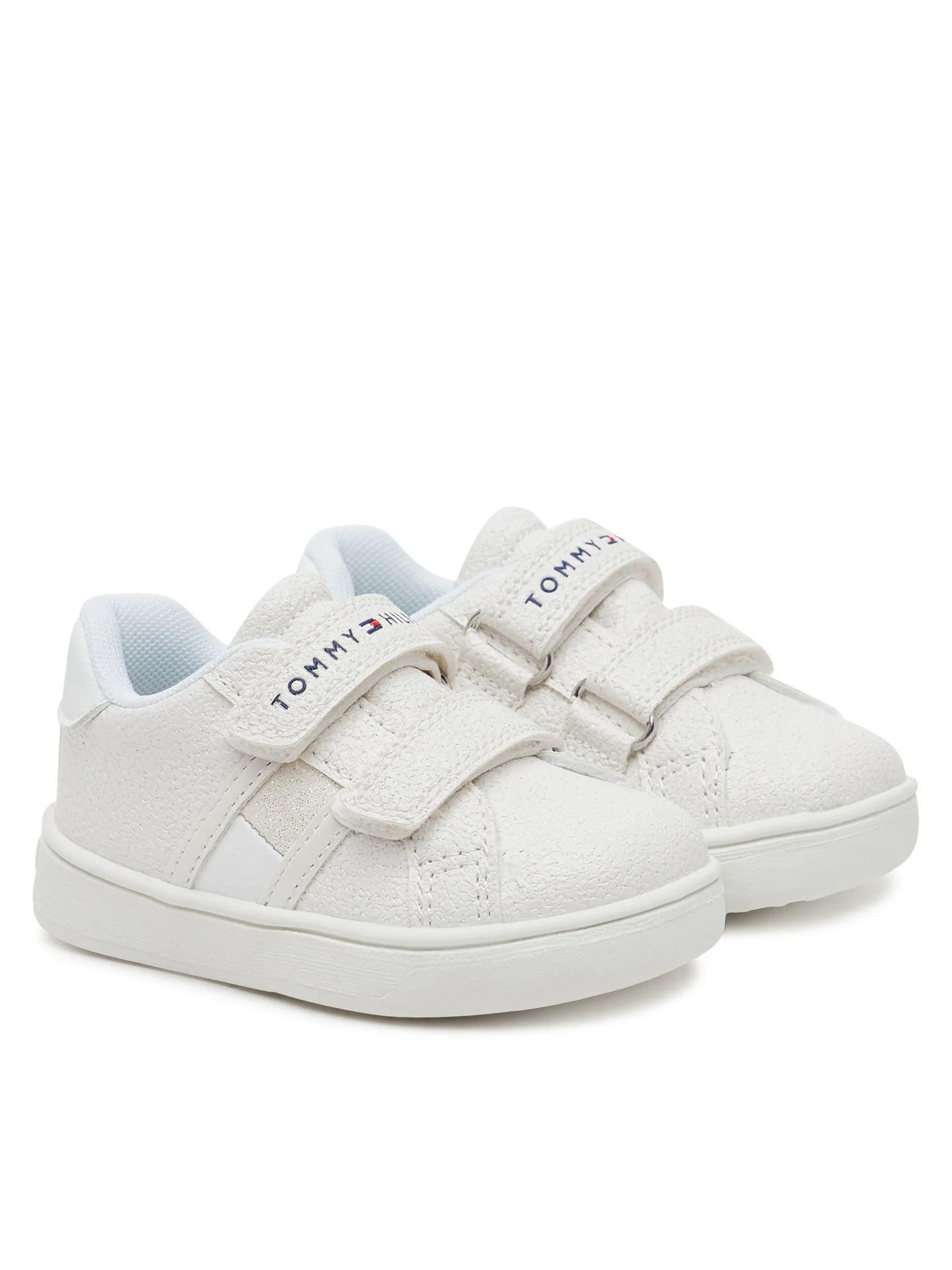 Tommy Hilfiger Flag Glitter Hook-and-Loop Sneakers T1A9-33726-0375