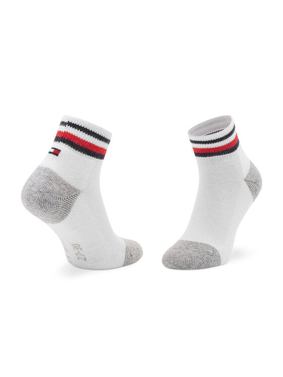 Tommy Hilfiger Kids' Essential White Cotton Blend Crew Socks 100001501