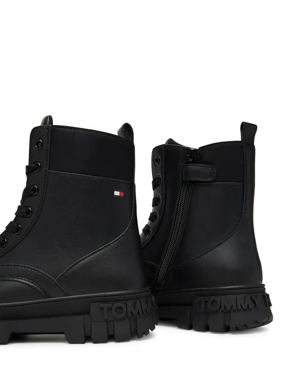 Tommy Hilfiger girls's Black Ankle Boots T3A5-34046