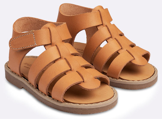 Babywalker GR0082 Beige Leather Baptism Sandals for Girls, Elegant & Comfortable