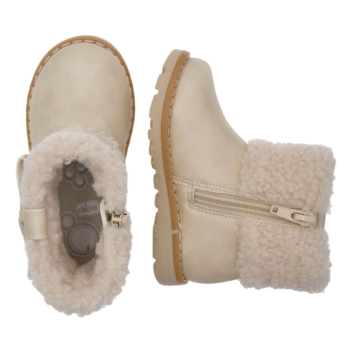 Chicco Florinda Warm Lining Girls' Boots Beige 230370