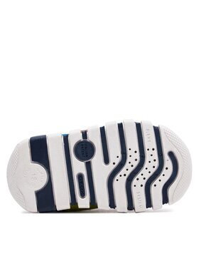 Geox B Iupidoo Kids Anatomic Sneakers with Velcro Straps, Navy Blue