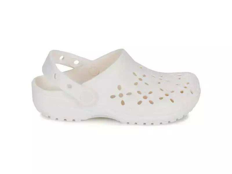 Crocs Classic Floral Kids Anatomical Sandal Beige Waterproof