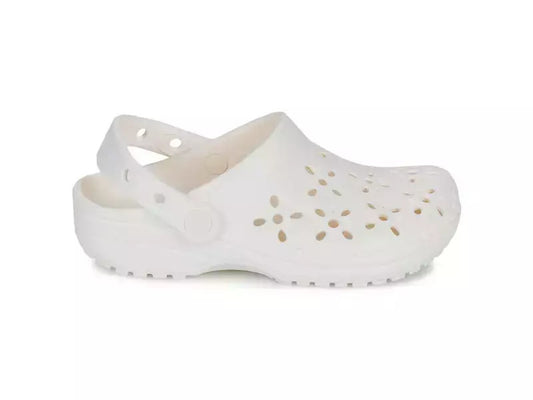 Crocs Classic Floral Kids Anatomical Sandal Beige Waterproof