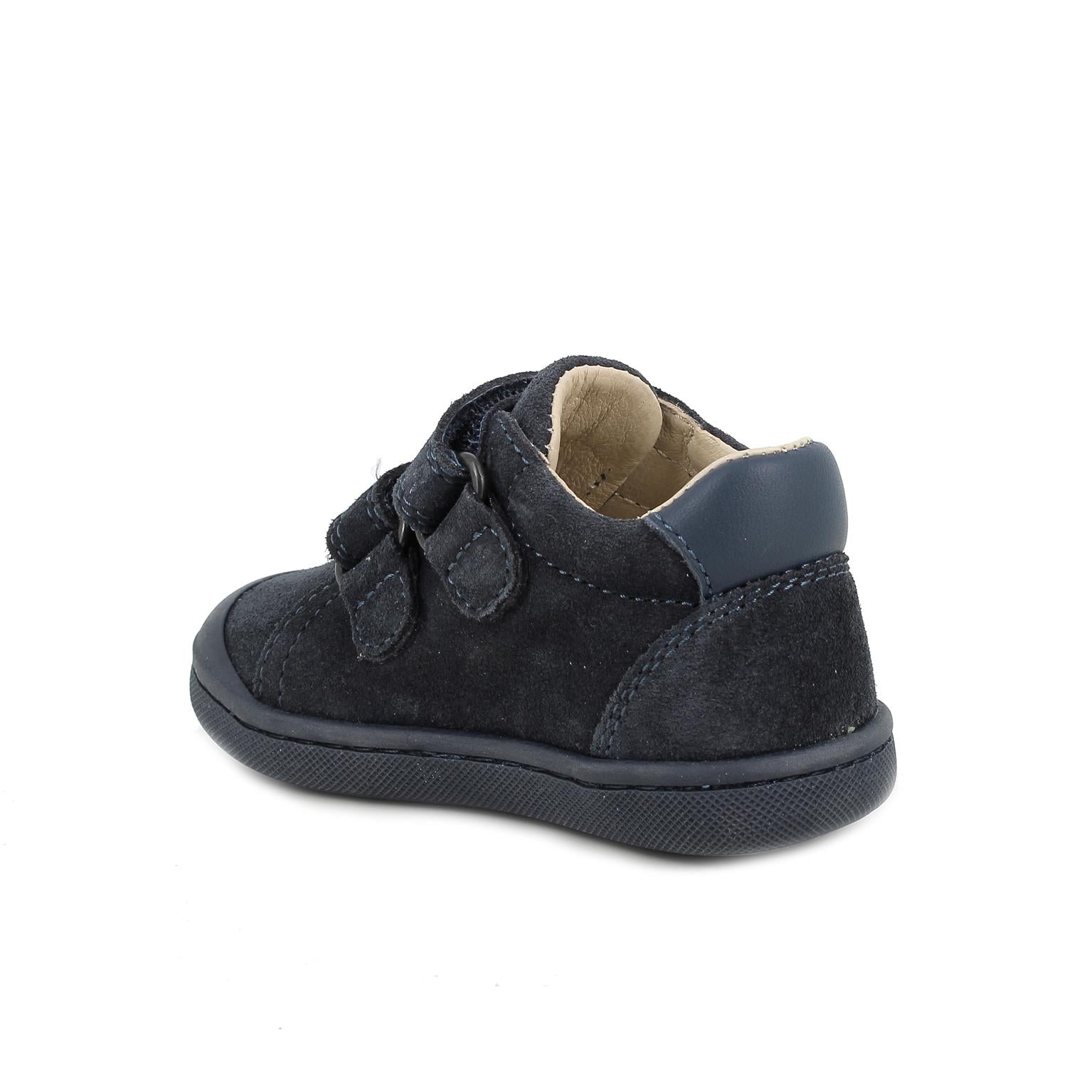 Primigi Girls' Durable Blue Velcro First Steps Shoes - Soft Leather Footwear