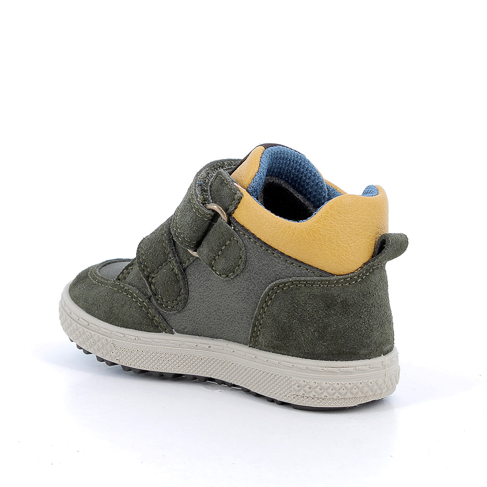 Boys' Green Velcro Sneakers for First Steps