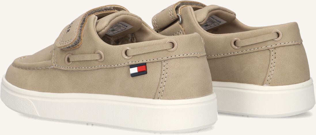 Tommy Hilfiger Beige Boat Shoes for Boys – Summer Footwear T1B4- 34340