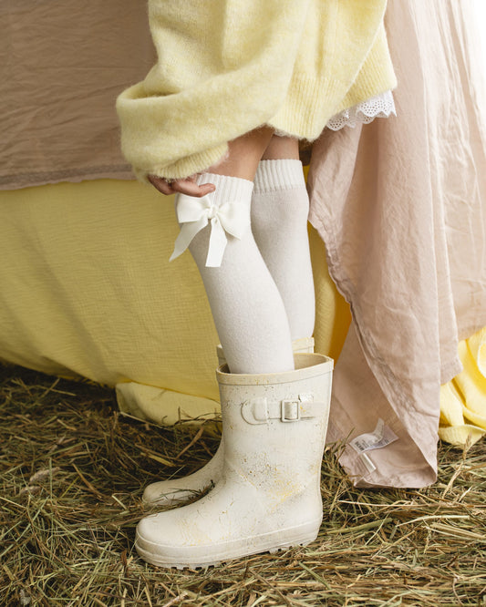Premium Girls' Bow Over-the-Knee Socks