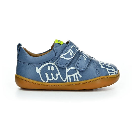 Camper Peu Cami TWS Multicolour Kids' Barefoot Sneakers with Velcro