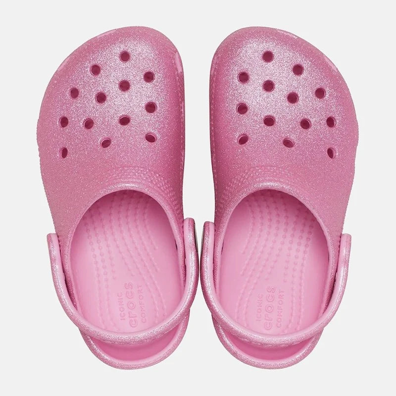 CROCS Girls Classic Glitter Clog 206992 206993 6XE