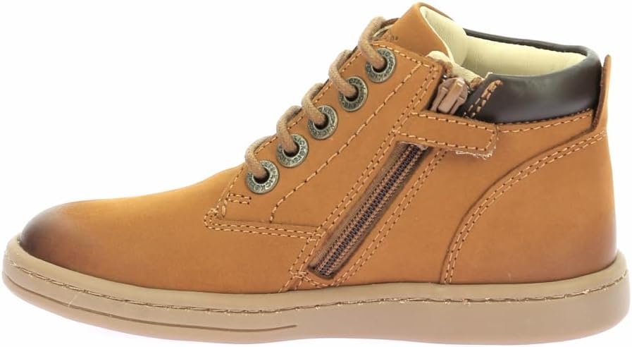 Kickers Tackland Girls Ankle Boots with Leather Lining