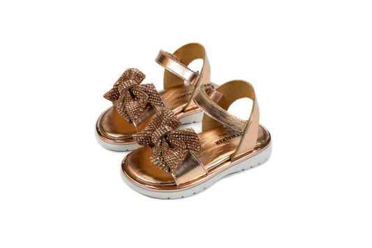Babywalker Exclusive Copper Girls' Baptismal Shoes - Elegant Special Occasion Footwear
