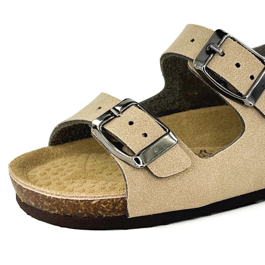 Boys Anatomical Beige Sandals with Velcro Straps – Primigi 1433700