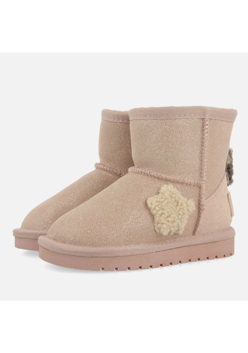 Gioseppo Warm Pink Australian Sheepskin Winter Boots for Girls