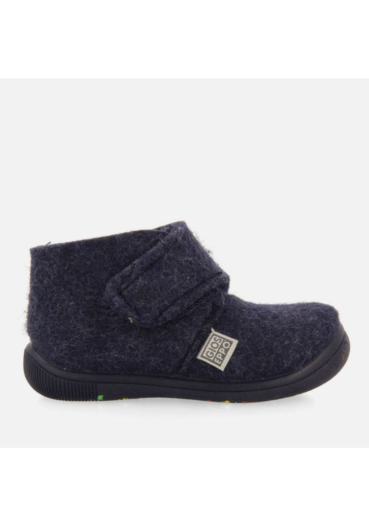 Cozy Blue High-Top House Slippers: Warm, Comfortable, & Eco-Friendly Design