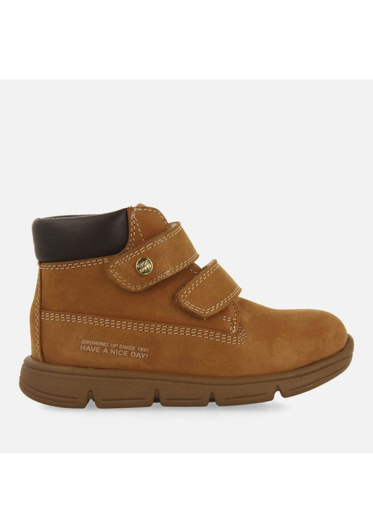 Gioseppo Women's Tan Leather Conklin Ankle Boots with Adjustable Closures