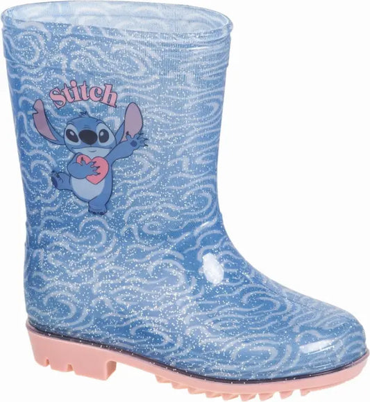 Kids' Adams Stitch Blue EVA Waterproof Rain Boots for Girls