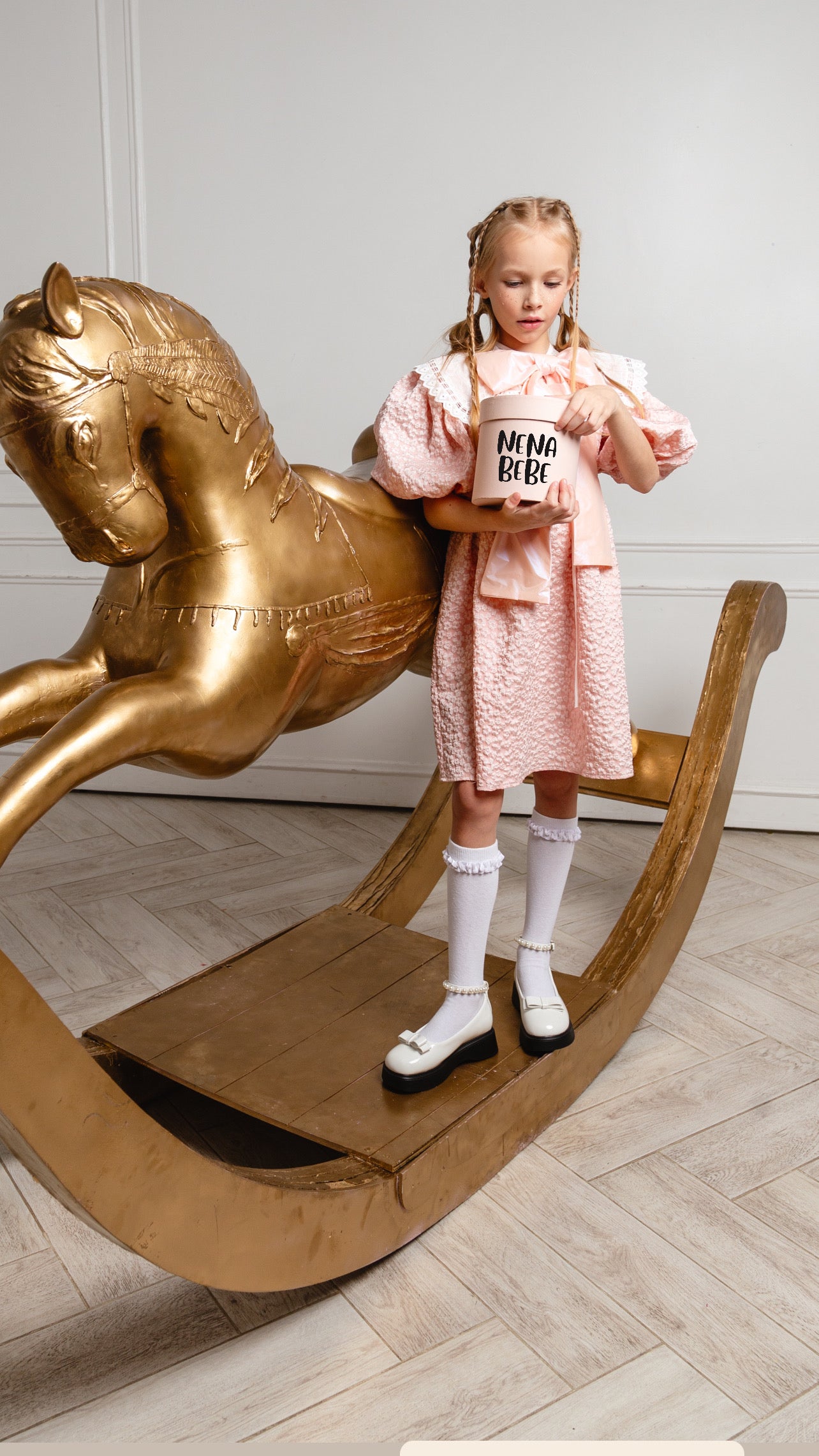 Floral Ruffle Girls' Knee High Socks – 6 Color Options