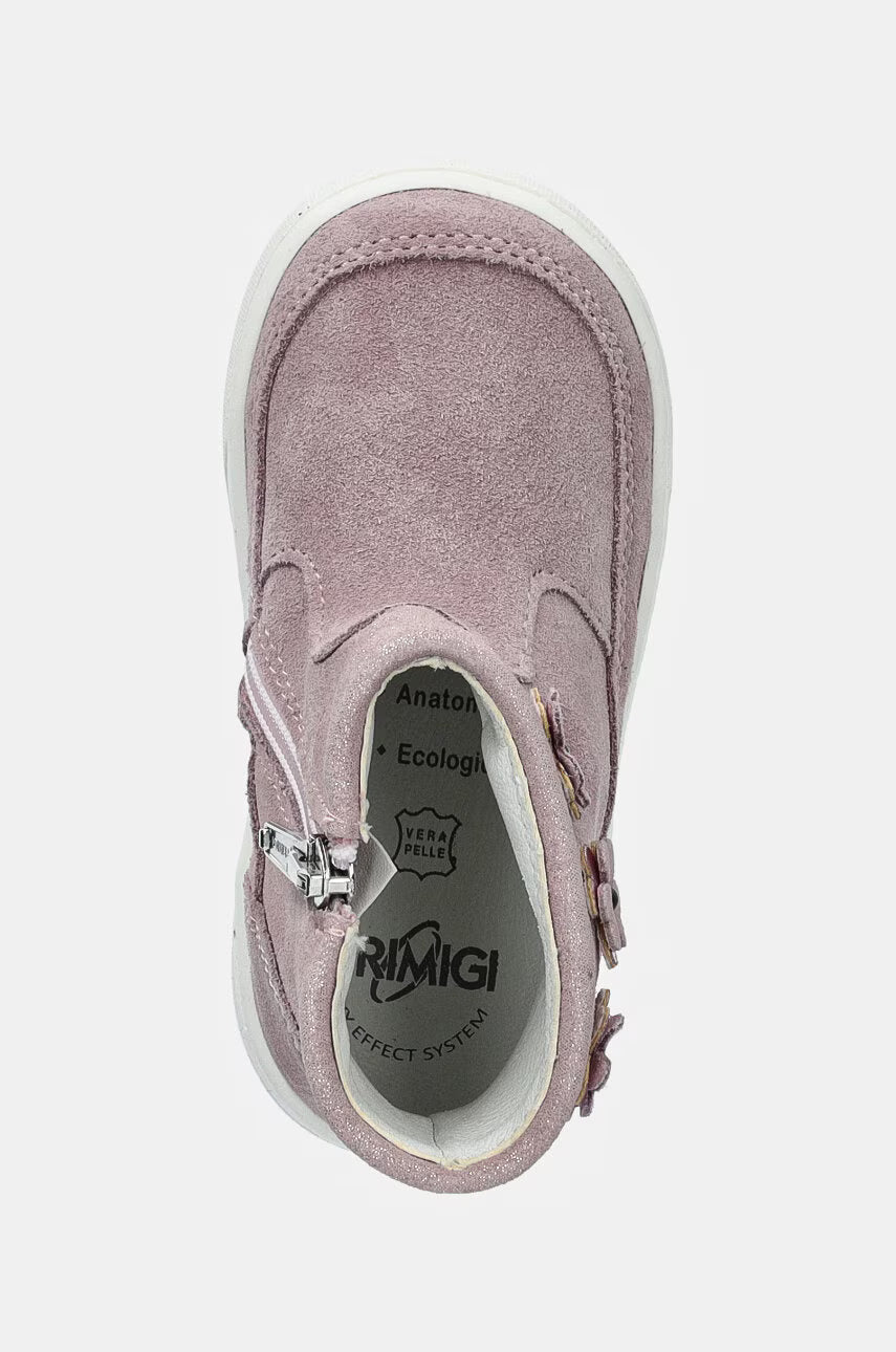 Primigi Girl's Luxurious Leather First Step Ankle Boots with Flexible Sole 6902800