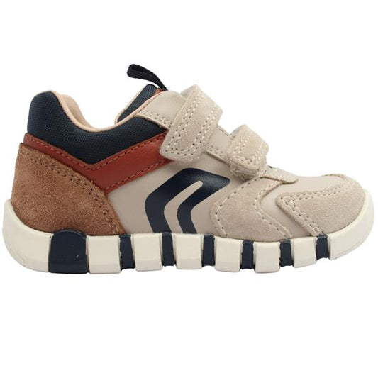 Geox Boys' First Steps Sneakers Light Taupe  B3555D-05422