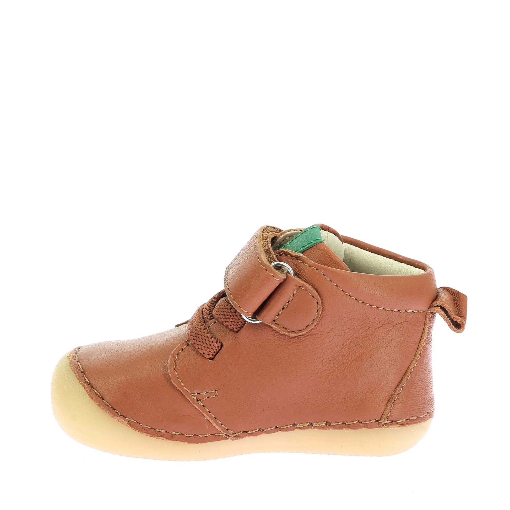 KICKERS Sonizikro Camel Bottillons for Girls Comfortable Velcro Slip-On