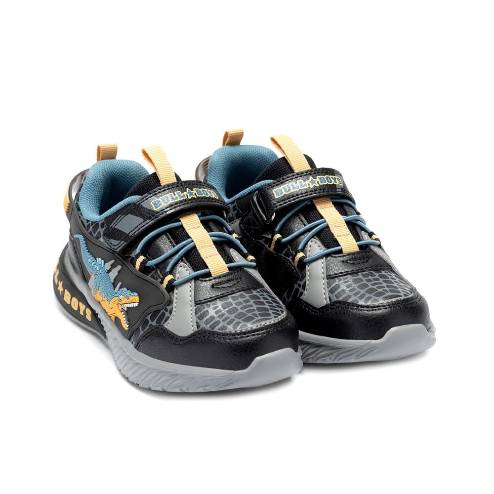 Bull Boys Boys' Light-Up Sneakers Black DNAL5268-NE01