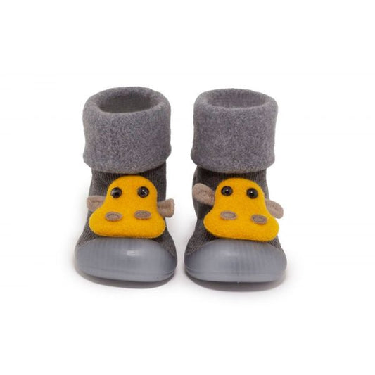 Childrenland Kids Cow Design Sock Slippers: Anti-Slip, Warm, Comfortable Toddler Footwear
