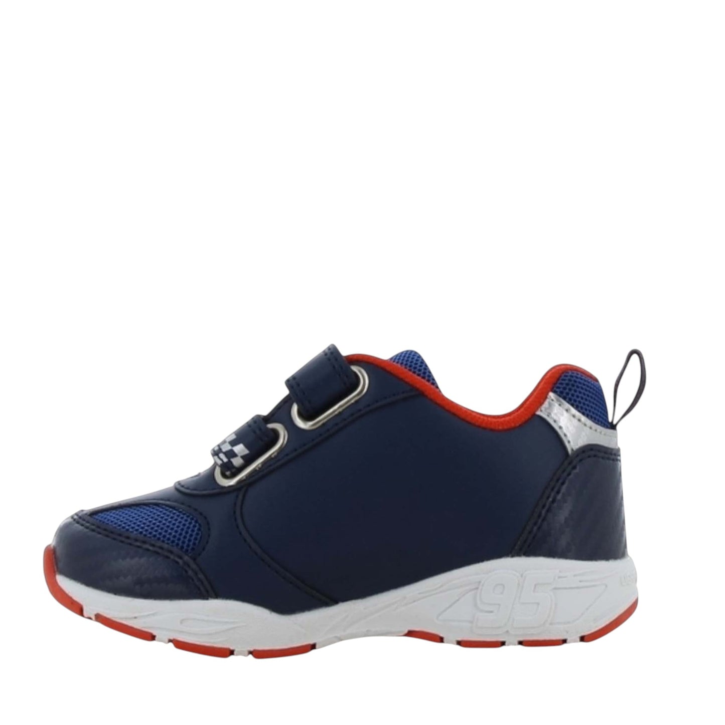 Cars Kids Athletic LED Light Shoes in Blue Size 24-30